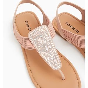 Torrid t-strap sandals size 10 W